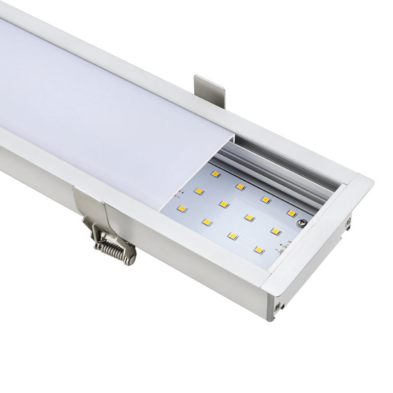 LED LINEAR RECESSED LIGHT CONNECTION